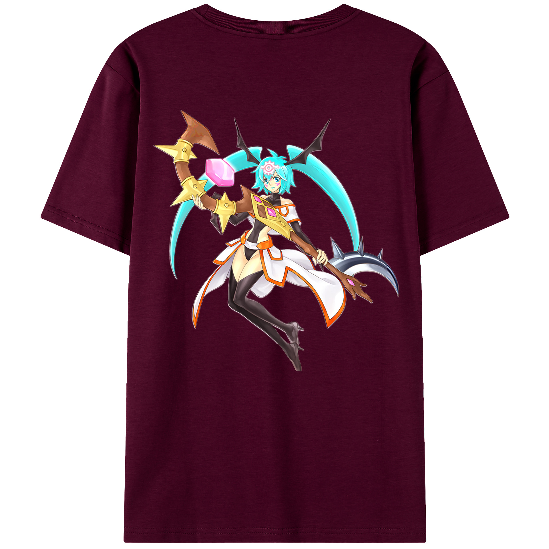 遊☆戯☆王 Yu-Gi-Oh! レディース半袖Tシャツ(バックプリント)